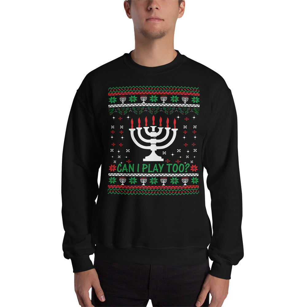 CAN I PLAY TOO? UGLY SWEATER