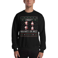 CREDIT? NAUGHTY OR NICE UGLY SWEATER